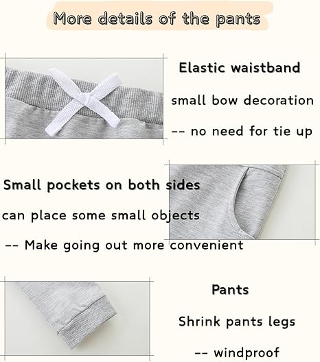 Toddler Boy Clothes Long Sleeve Sweatshirt & Pants 2Pcs Fall Winter Outfits Baby Boys' Clothing Sets